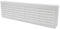 Vent Systems Blanco Registro de aire para puerta de 46 x 13.5 cm (44 x 12 cm), rejillas de ventilación para interiores – cuarto de baño, gabinete, garaje a través de ventilación de la puerta.