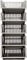 Large 5 Tier Stacking Baskets Storage Veg Rack Plastic Stackers, Black, Length 35.5 cm x Depth 30 cm x Height 17.5 cm (Grey)