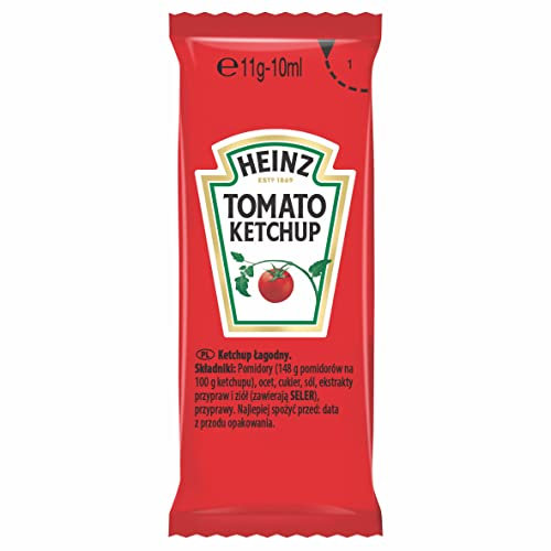 Heinz salsa Ketchup bolsitas 10ml x 200 Sin Gluten