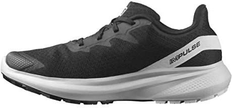 Salomon Impulse Damen Trailrunning-Schuhe, Reaktionsfreudiges Laufverhalten, Bereit für den Trail, Dauerhafter Komfort, Black, 38