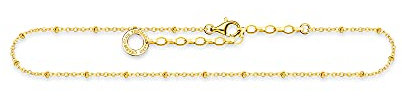 Thomas Sabo Damen Fußkette Dots 925 Sterlingsilber AK0028-413-39-L27V