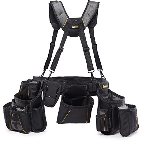 ToughBuilt - Pro Framer Suspension Rig with Pockets - Heavy Duty, Deluxe Premium Quality, Durable - Adjustable Size - (TB-301-6)