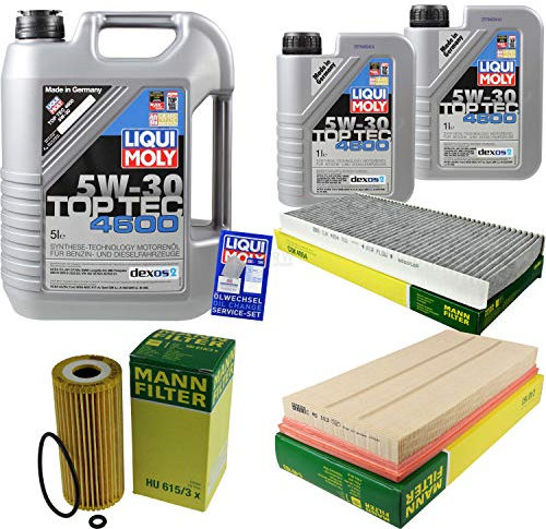 Set di filtri + olio motore 5W30 per Mercedes-Benz Classe A W169 Classe B W245