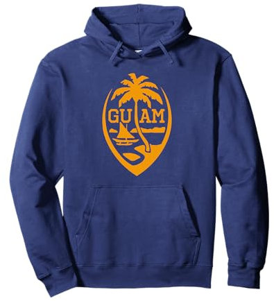 Guam-Siegel Guam-Flagge USA Guamanian Chamorro Geschenke Blau Pullover Hoodie