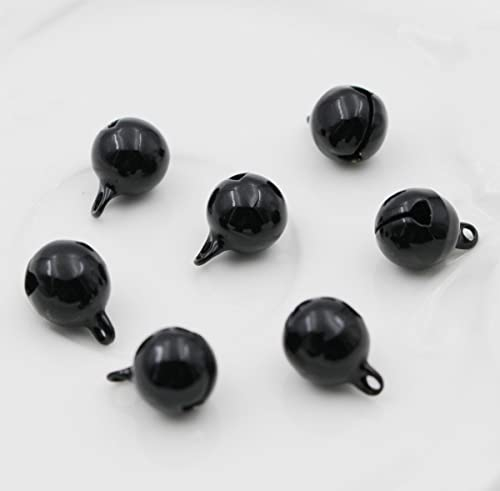 LUMoony 50Pcs12mm Klein Glöckchen Mini Bastelglocken Glöckchen Schellen Glocken Metallglöckchen Bunte Glocken Kleine Glocken zum Basteln Jingle Bells Glöckchen Weihnachtsschmuck DIY Schmuck