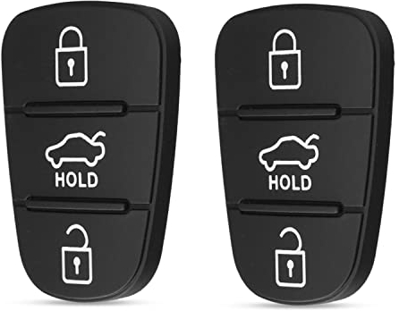 HooRLZ 3 Button Car Key Keypad for Hyundai i10 i20 i30 ix20 ix35 Kia Rio Ceed Soul Venga Sportage Sorento Picanto Keypad Hyundai i20 Keypad Hyundai i30-2 Pcs