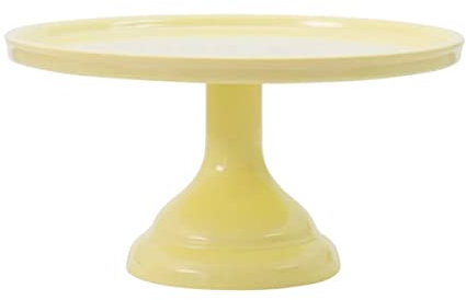 A Little Lovely Company Gelb Melamin Tortenständer Tortenplatte Small ca. 23,5 x 12 x 23,5 cm