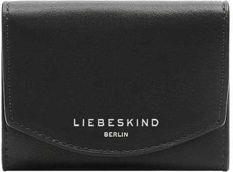 Liebeskind Berlin Damen Sadie Naplack Louisa Purse S, black, S (HxBxT 8.5cm x 11cm x 2cm)