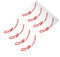 NICKAL 8PCS Auto Felge Aufkleber Racing Für Alfa Romeo Giulietta MITO 159 147 156 Giulia Stelvio Q4 Sportiva OZ Auto Zubehör,Red Style