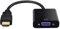 ISTARCOMPUTER Adaptateur HDMI vers VGA Haute Performance - Connecteur Mâle vers Femelle - Compatible PC Portable, PC Bureau, Moniteur, Projecteur - Résolution 1080p - Plug & Play