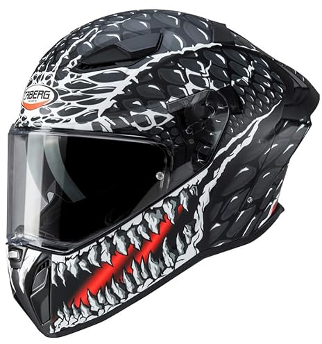 CABERG Helmet Drift EVO II CROK MATT Black / Anthracite / RED M