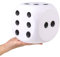 Anboor Dadi di Schiuma Large Squishies Jumbo per Dadi da Gioco in Classe Giocattoli per Bambini Collezione Regali Oggetti Decorativi (Bianco)