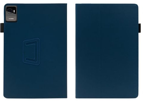 INSOLKIDON Compatible con Jumper EZpad M11 10.51 Inch Tablet Funda Protectora de Cuero Bumper Protección Carcasa con Soporte Función, Auto-Sueño/Activación Funda Plegable (Azul Oscuro)