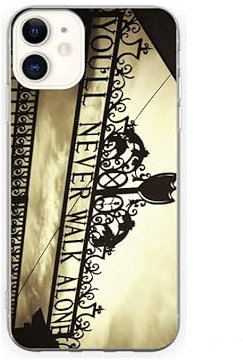 Generic Liverpool Anfield Gates Hard Silicone Rubber Phone Case Cover for iPhone 7 8 XR 11 12 13 14 15 SE (choose model in order detials) (iPhone 13)