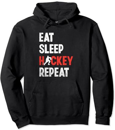 lustiges Sportdesign für Damen und Herren Eishockey Pullover Hoodie
