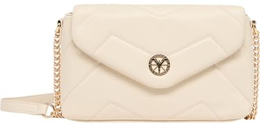 Carlo Colucci Gesteppte Umhängetasche Hellgrau OS