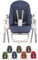 Ersatzbezug Sitzkissen [Bezug für Hochstuhl] kompatibel mit Peg Perego Prima Pappa ZERO3 & SIESTA (meliert blau)