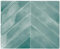 Smart Tiles Klebefliesen Küche und Bad – Chevron Blau/Grün, Fliesenaufkleber 3D, Küchenrückwand Selbstklebend, Wandpaneele, 5 Fliesen (29.03x22.86 cm), Einfach zu Montieren, Wasserfest, Made in Kanada