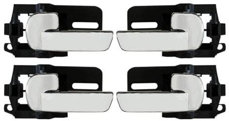 (Lot de 4) Poignée de Porte Intérieure Avant ET Arrière Gauche ET Droite compatible avec QASHQAI/QASHQAI +2 I - 80671JD000 80671JD000A