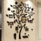 FALANZATH 3D DIY Wandtattoo Acryl Schwarz - Baum Stammbaum Wandaufkleber Wandbilder Wanddeko für Wohnzimmer Schlafzimmer 160x132cm
