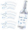 24pz Etichette per Bottiglie di Vino, 5cm Adesivi per Bottiglie di Vino Piccole Etichette Adesive Personalizzate Decorazioni per Bottiglie Liquori d'Acqua da 50ml Forniture per Feste Spiaggia
