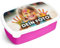 GRAVURZEILE Bedruckte Lunchbox - Foto - Personalisiert mit Namen & Foto - Brotdose für Kinder - Individuell bedruckt mit Wunschmotiv - Platzsparend stapelbar - Perfekt für Schule & Kita - Farbe: Pink