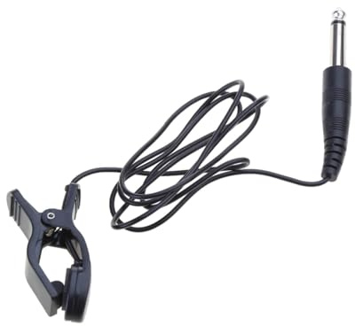 Clip-On Guitar Pickup, Portable Microphone for Acoustic Instruments, Applicable to Guitars, Violins, Ukuleles, and Mandolins