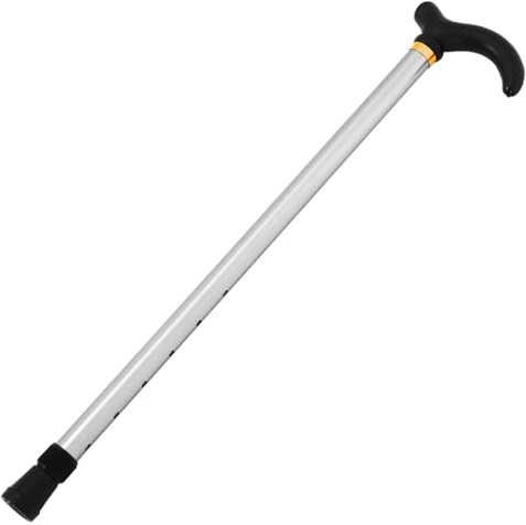 Veemoon Verstellbarer Gehstock aus Aluminium für Senioren Leichte und Robuste Mobilitätshilfe mit Rutschfester Basis Individuell Einstellbare Höhe für Maximalen und