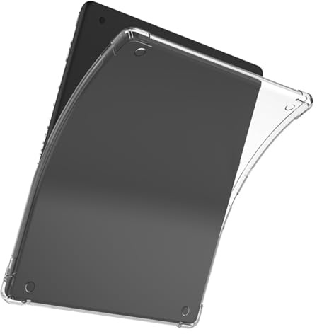 FANSHINUO Schutzhülle für 25,9 cm (10,2 Zoll) 2022/2024, transparente TPU-Schale mit Stift- und Spitzenhaltern, Airbag, kratzfeste Abdeckungen