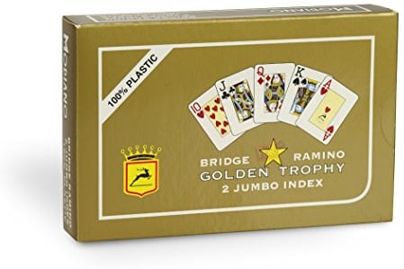 Pack 2 Jeux Golden Trophy Poker Jumbo