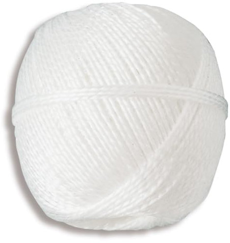 Chapuis PPV1BL Ficelle polypropylène 39 kg T 2/1800 D 1,6 100 g 90 m Blanc