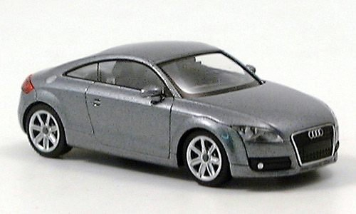 Audi TT Coupe, met.-grau , 2006, Modellauto, Fertigmodell, Wiking 1:87