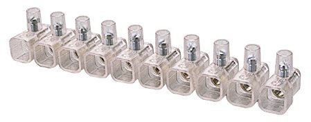 Electraline 80600 Morsettiere 10 Poli, Diametro 1,5 mm