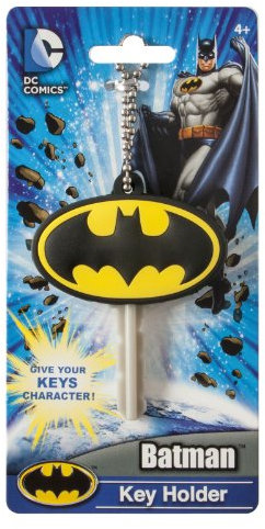 DC Schlüsselhalter mit Batman-Logo, PVC, weich