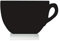 Securit FBTA-CUP Tisch-Kreidetafel Silhouette Tasse