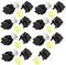 sourcing map 15 Pcs T5 COB 1-LED Ampoule Blanche Voiture Panneau Instrument Clignotant Latéral Intérieur