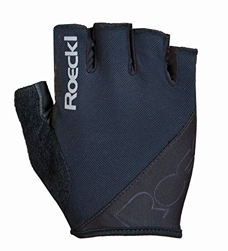 Roeckl Herren Bologna Kurze Fahrradhandschuhe, Schwarz, 7.5