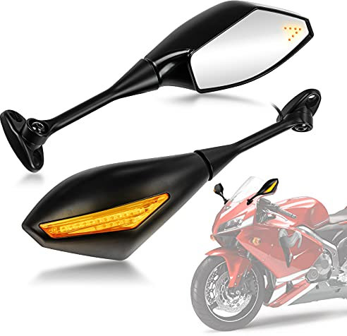 LED-Blinker-Rückspiegel für CBR600RR 2003–2008 CBR1000RR 2004–2008 (matt-schwarz)