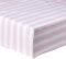 Bianca Check and Stripe Drap-Housse, Coton, Rose, Simple