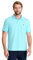 IZOD Herren Advantage Performance Kurzarm-Poloshirt Polohemd, Blau-Blue Radiance, Klein