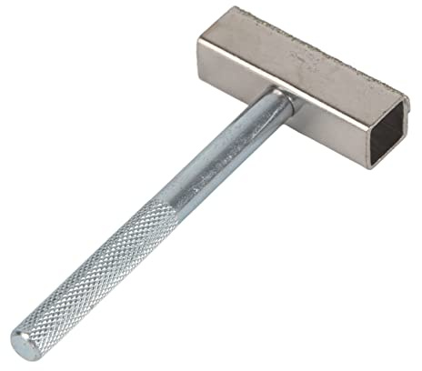 Aramox Schleifstein Abrichter T-förmige Schleifscheibe, 85 mm Diamant-T-förmige Schleifscheibe Scheibensteinabrichter Richtiges Werkzeug Abrichtbank Schleifmaschine Galvanisiert