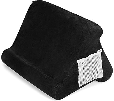 ZEUSE® Coussin Pliable Multi-Angle pour Tablette, Livre - Support de Lecture pour Maison, Lit, Canapé - Oreiller Doux