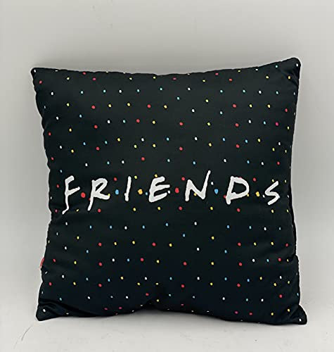 Hunter Price Friends TV Series Throw Pillow – Black Square Cushion with Polyester Fill, Official TV Show Merchandise
