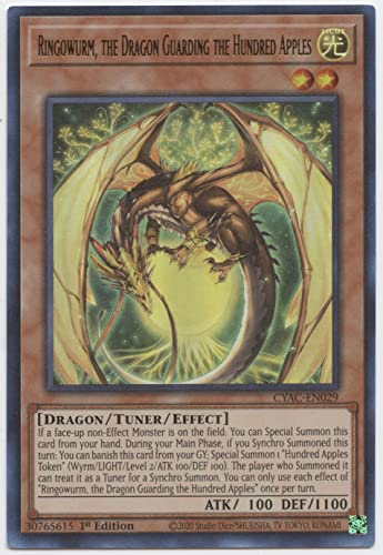 Ringowurm, The Dragon Guarding The Hundred Apples - CYAC-EN029 - Ultra Rare - 1. Auflage