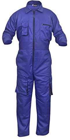 Work Wear Men's Overalls Boiler Suit Coveralls Garage Overalls Mechanics Boilersuit 4 Colours (3XL, ROYAL BLUE)