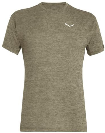 SALEWA Puez Melange Dry'Ton T-Shirt Uomo, Verde (Dark Olive Melange), 5XL