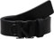Calvin Klein Herren Gürtel Round Mono Plaque Leather Belt aus Leder, Schwarz (Black/Black), 120 cm