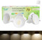 GY GU10 Led Dimmbar Neutralweiss Lampe, GU10 4.9W 790 Lumen 4000K Neutralweiß Glühbirnen,75W Halogenlampe ersetzt,Abstrahlwinkel 120° Leuchtmittel,GU10 Dimmbar, Energiesparlampe,5 Stück