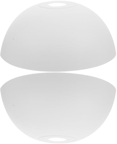 HOLIDYOYO Pantallas De Lámpara De Plástico 2 Piezas Para Lámparas De Techo Y Pared Cubierta De Pantalla Ligera Y Fácil De Instalar Protección De Ojos Y Decoración Moderna Para Hogar