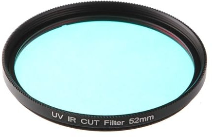 Filtro De Lente,Filtro Ultravioleta 6 49 52 55 62 67 72 mm Corte UV-IR Filtro de Rayos X de Pase infrarrojo IR UV Filtrar (Size : 46mm)